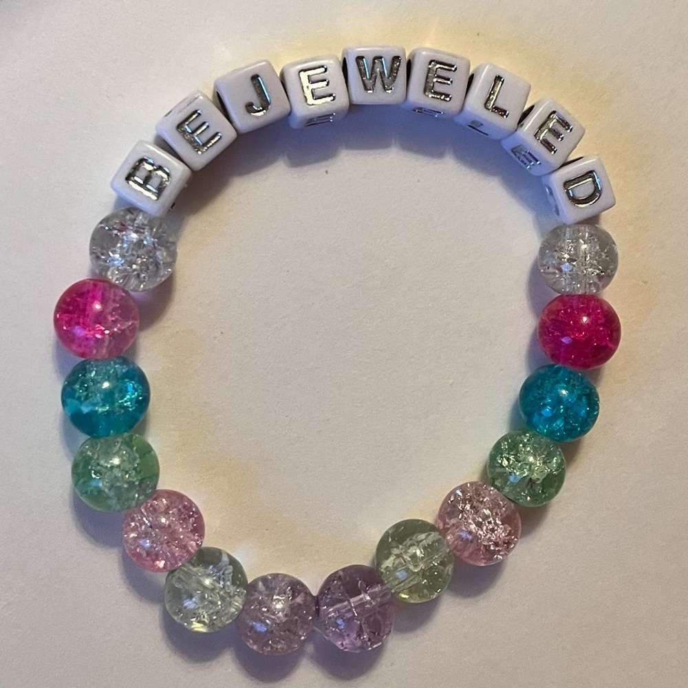 Bundle of three “Midnights” themed Eras Tour friendship bracelets